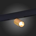 ST807.246.12 Магнитный трековый светильник Золотистый LED 1*12W 4000K 700Lm Ra>90 IP20 D50xH173 48VV