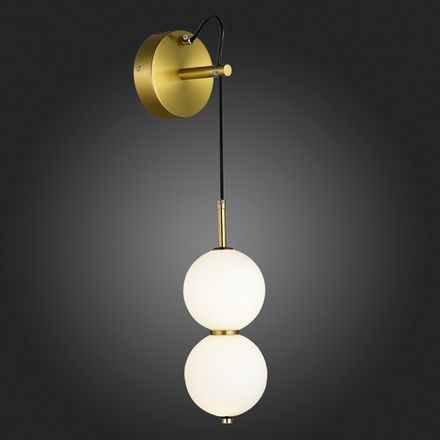 SL6112.201.07 Бра ST-Luce Золотистый/Молочно-белый LED 1*7W