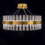 Citilux Рианна CL337053 LED Люстра хрустальная с пультом Бронза