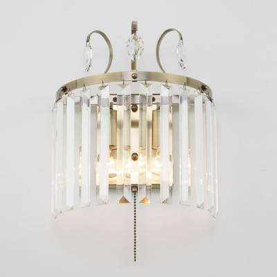 Citilux Инга CL335323 Бра хрустальное с выключателем Бронза