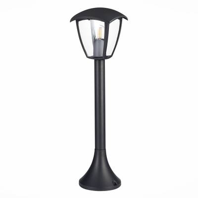 SL081.405.01 Светильник уличный наземный ST-Luce Черный/Черный, Прозрачный E27 1*40W