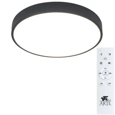 Потолочный светильник Arte Lamp ARENA A2661PL-1BK, 1хLED