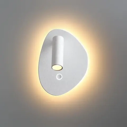 7183/9WL HIGHTECH ODL26 471 светильник белый ice crack/металл IP20 LED 9W 580Лм 2700K/3300K/4000K 120° 220-240V ROY