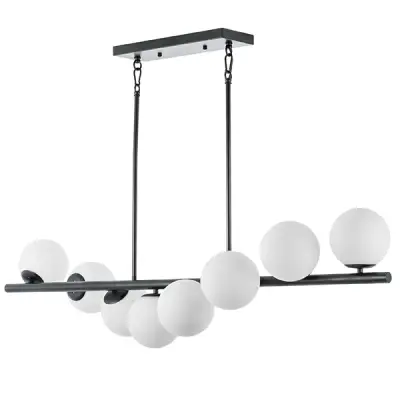 815187 Люстра CROCO 8х40W E14 ЧЕРНЫЙ МАТОВЫЙ Lightstar