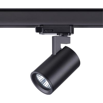 370649 PORT NT19 319 черный Светильник трёхфазный трековый IP20 GU10 50W 220V GUSTO