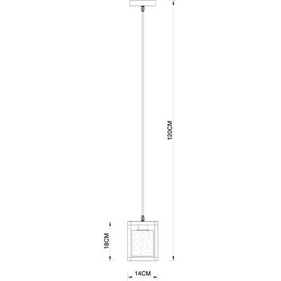 Подвесной светильник Arte Lamp DUBLIN A7025SP-1BK, 1хE27