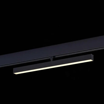 ST802.436.12 Магнитный трековый светильник Черный LED 1*12W 3000K 700Lm Ra>90 120° IP20 L405xW22,5xH92 48VV