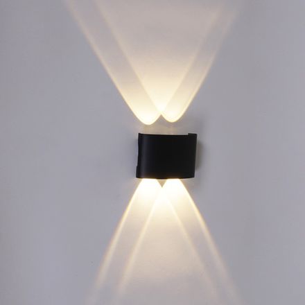 86832-9.2-004KT LED4*1W BK светильник настенный