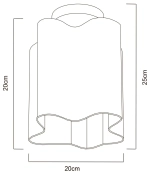 Потолочный светильник Arte Lamp SERENATA A3479PL-1CC, 1хE27