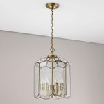 Citilux Витра-2 CL442260 Люстра подвесная витражная Бронза