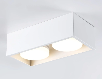 Светильник накладной TN70828/2 WH белый GX53/2 max 12W 200*100*60