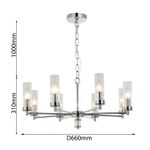 Подвесная люстра Aesthetic 2672-8P. ТМ Favourite