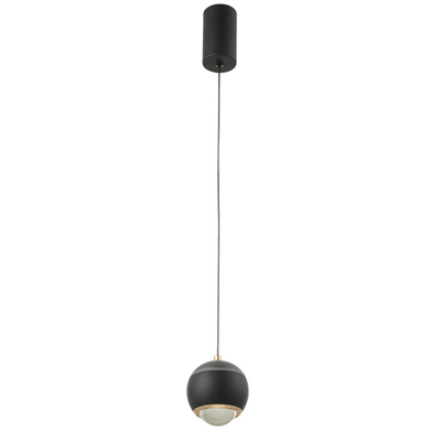 Светильник подвесной Crystal Lux CARO SP LED BLACK 1342/201
