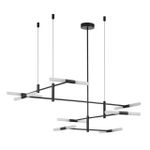 4307/16 HIGHTECH ODL26 Потолочный светильник черный/акрилл/металл IP20  G9 40W *16 180°  220V SOHO