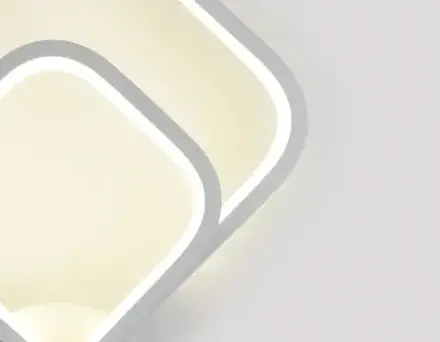 Настенный светодиодный светильник с выключателем FL420 WH белый LED 4200K 20W 280*220*80