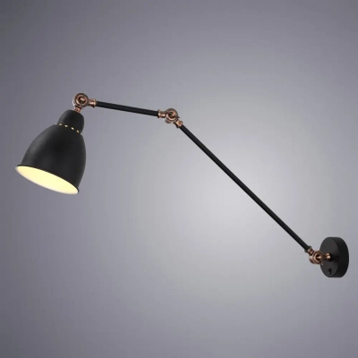 Бра Arte Lamp BRACCIO A2055AP-1BK, 1хE27