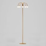Напольный светодиодный светильник с регулировкой цветовой температуры Ragno 90194 золото