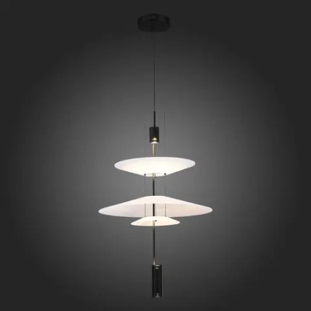 SL6101.413.01 Люстра подвесная ST-Luce Черный/Белый LED 1*15W 3000K
