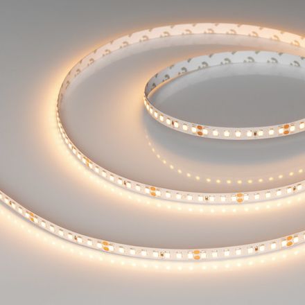 Светодиодная лента RT-A160-8mm 24V Warm2700 (12 W/m, IP20, 2835, 50m) (Arlight, высок.эфф.150 лм/Вт)