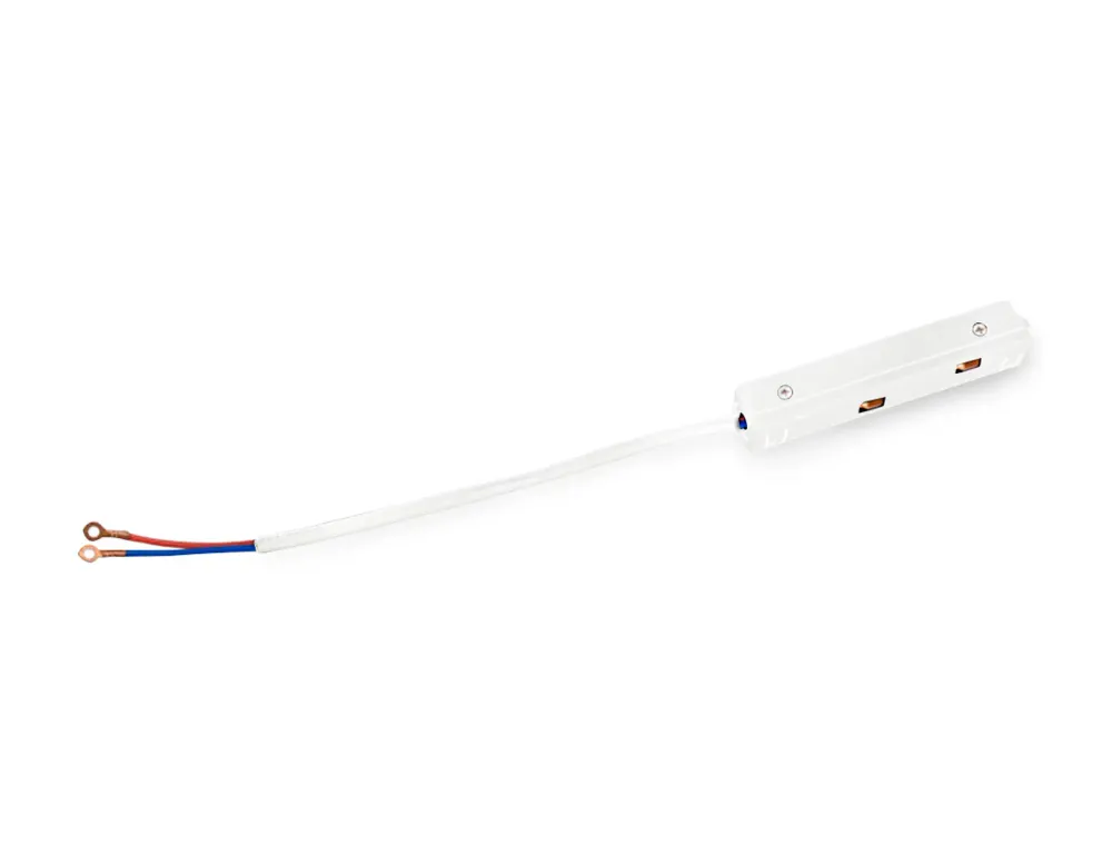 Ввод питания для шинопровода Magnetic GL3628 WH белый IP20 48V 380*18*18 Ввод питания для шинопровода Magnetic GL3628 WH белый IP20 48V 380*18*18