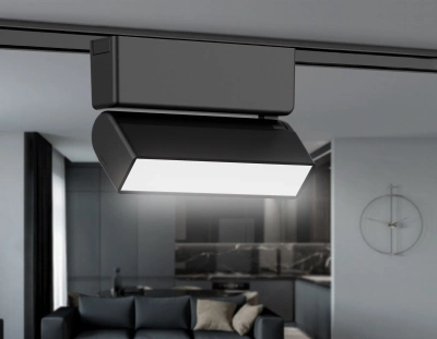 Светильник светодиодный трековый для шинопровода Magnetic Ultra Slim GV1479 BK черный IP20 5W 4200K 48V 122*26*80