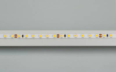 Светодиодная лента RT-A120-5mm 24V Warm3000 (9.6 W/m, IP20, 2835, 5m) (Arlight, узкая)