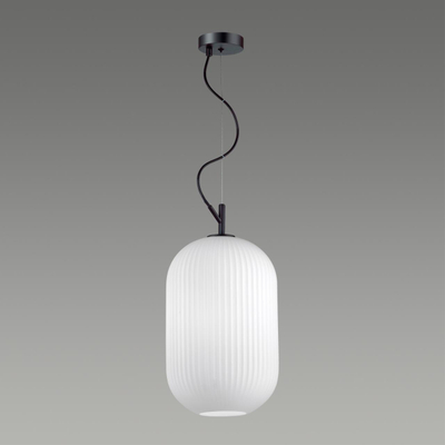 4752/1 PENDANT ODL21 411 белый/черный Подвес E27 60W ROOFI