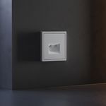 VLS001416 Накладка для розетки компьютерной двойной RJ45+RJ45 кат.6, S70 (серый). (ТМ Maytoni)