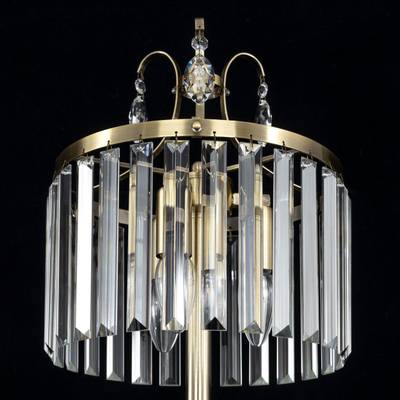 Citilux Инга CL335833 Настольная лампа хрустальная Бронза