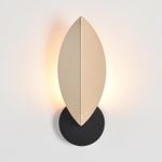 8396/1W MODERNI LN черный/золото, металл Бра G9 20W 220V LEAF