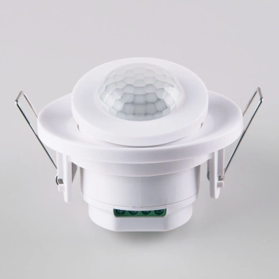 Инфракрасный датчик движения 8m 2,2-4m 1200W IP20 360° SNS-M-12 белый