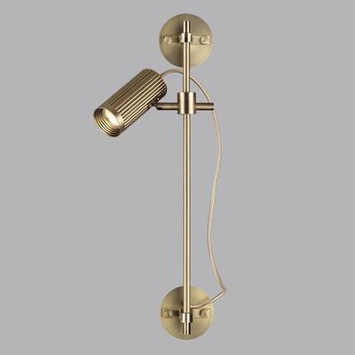 7013/1W HIGHTECH ODL25 477 Настенный св-к поворотный на 50°/180° металл/под латунь IP20 LED GU10 10W 220V MANCHESTER