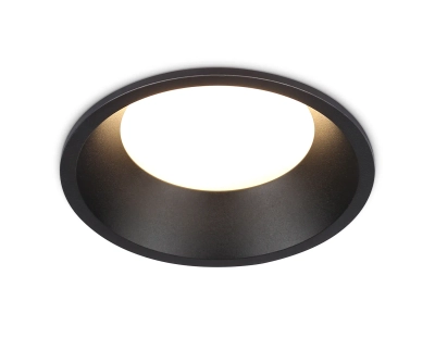 Светильник встраиваемый TN51814 BK черный GX53 max 15W D105*36