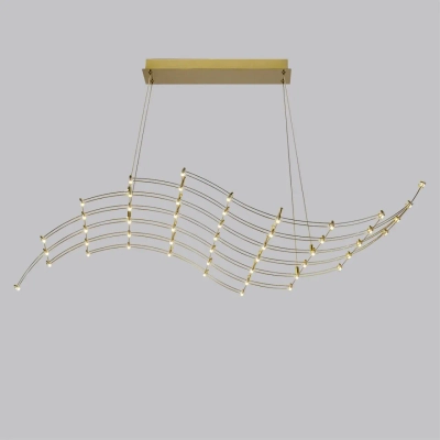 7058/45L HIGHTECH ODL25 289 Подвесной светильник нерж/сталь золото IP20 LED 3000K 220V WELKIN