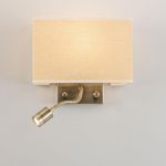 Citilux Декарт CL704303 Бра с бежевым абажуром и диммером