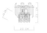 Настенный светильник Divinare BELLATRIX 3510/02 AP-2, 2хE14