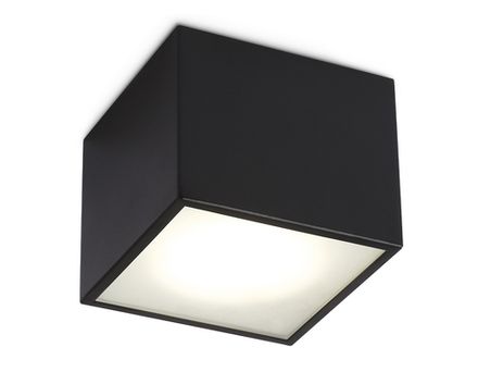 Светильник накладной TN6532 BK черный IP44 GX53 100*100*80