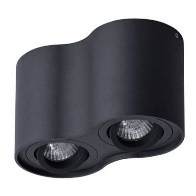 Точечный накладной светильник Arte Lamp FALCON A5645PL-2BK, 2хGU10