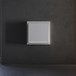 VLS000216 Клавиша для выключателя/переключателя одноклавишного с подсветкой, S70 (серый). (ТМ Maytoni)