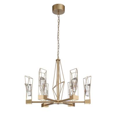 SL815.203.06 Люстра подвесная ST-Luce Матовое золото/Матовое золото, Прозрачный LED 6*8W 4000K