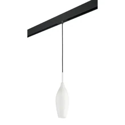 PRO803020 Светильник д/1-фазн трека PENTOLA 1х40W E14 ХРОМ/БЕЛЫЙ/ЧЕРНЫЙ (803020+595007) Lightstar