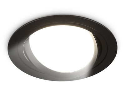 Светильник встраиваемый поворотный точечный TN51913 BK черный GX53 max 12W D115*23