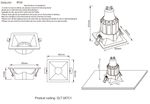 Светильник встраиваемый Crystal Lux CLT 007C1 WH 1400/169