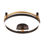 Светильник потолочный Crystal Lux FERNANDO PL48W LED BLACK/GOLD 0621/148