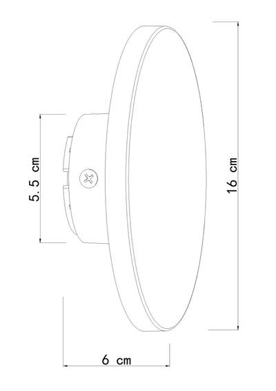Фасадный светильник Arte Lamp NIMBO A4412AL-1BK, 1хLED
