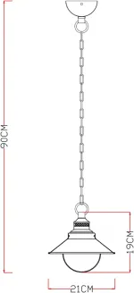Подвесной светильник Arte Lamp GRAZIOSO A4577SP-1WG, 1хE27