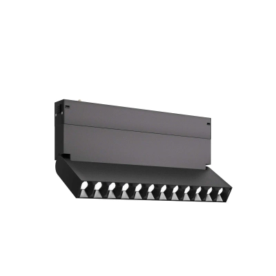 ST686.436.09 Св-к трек. Черный LED 1*9W 3000K 700Lm Ra>90 34° IP20 L258xW26xH137 220V
