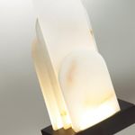 5438/12TL HIGHTECH ODL_EX25 101 черный/металл/смола под алебастр /акрил Настольная лампа LED 12W 3000K 1402Лм FOROS