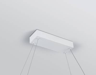 Светильник подвесной светодиодный FL5735/2+2 WH белый 45W 3000K/4200K/6400K 900*220*1300 (без ПДУ)