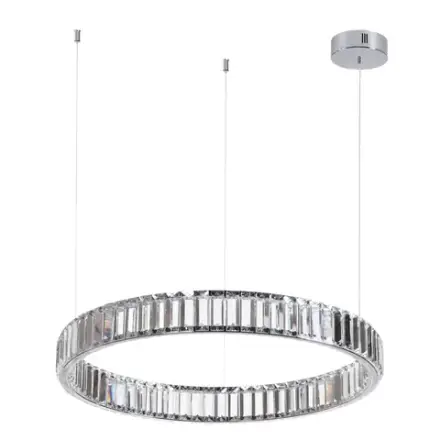 4930/36L L-VISION ODL24 591 хром/прозрачный металл/хрусталь Люстра LED 36W 4000K 4280Лм VEKIA